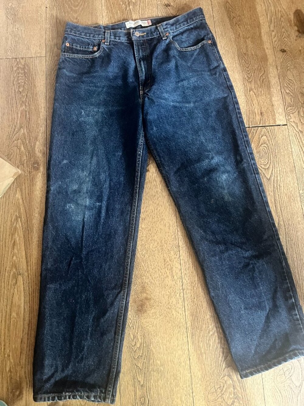 Levi's 550 Jeans Men Size 36x32 Blue Relaxed Fit Denim Cotton